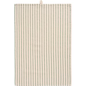 Ib Laursen Orla kitchen towel 50 x 70 cm, off-white/green