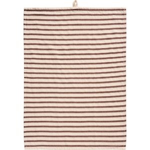 Ib Laursen Freddy kitchen towel 50 x 70 cm, off-white/brown