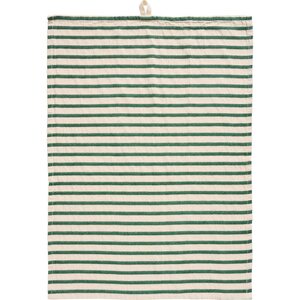 Ib Laursen Eske kitchen towel 50 x 70 cm, off-white/green