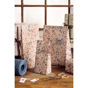 Ib Laursen Gift bag Flowers S 12x30,5x7 cm