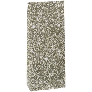 Ib Laursen Gift bag Paisley S 12x30,5x7 cm, green