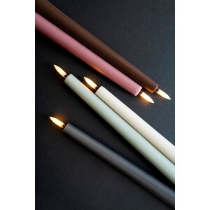Uyuni Led-kruunukynttilä 25,5 cm 2 kpl/pkt, dusty rose