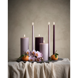 Uyuni Led-kruunukynttilä 25,5 cm 2 kpl/pkt, light lavender