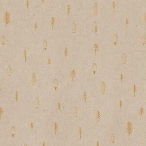 Ib Laursen Golden forest lahjapaperi 52,5 cm x 2 m