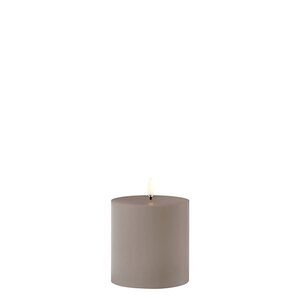 Uyuni Led-ulkokynttilä 8,4 x 10 cm, sandstone