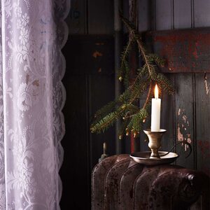 Strömshaga Gunnar Candle Holder, Antique Brass