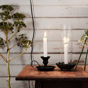 Strömshaga Gunnar Candle Holder, Black