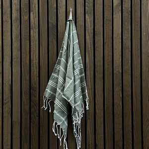 Lina Ranta hamam hand towel 45 x 90 cm, olive
