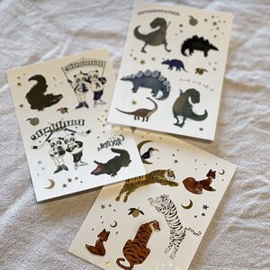 Konges Slojd Green water based tattoos 3 sheets