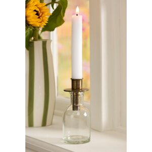 Ib Laursen candlestick for bottle straight 7 x 5 cm antique gold