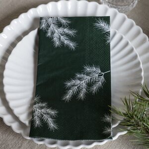 Storefactory Vintergran servetit 11 x 21 cm vihreä, 16 kpl/pkt