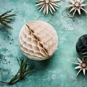 House Doctor Orb paperikoriste 3 kpl/pkt 12,5 cm, norsunluu