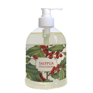 Sköna Ting Liquid soap 500 ml, Red christmas flowers