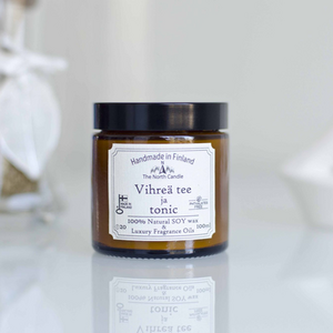 The North Candle Tuoksukynttilä vihreä tee ja tonic 100ml