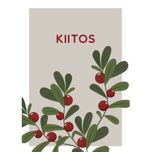 Kiitos kortti, puolukanvarvut