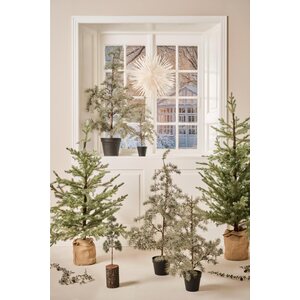 Ib Laursen Cedar garland with cones 180 cm