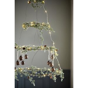 Ib Laursen Cedar garland with cones 180 cm