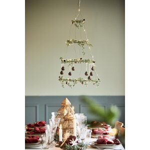 Ib Laursen Cedar garland with cones 180 cm