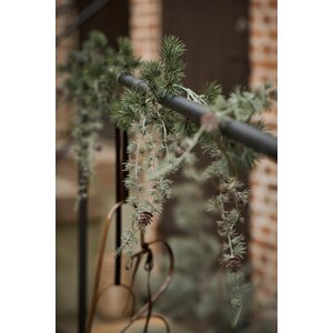 Ib Laursen Cedar garland with cones 180 cm