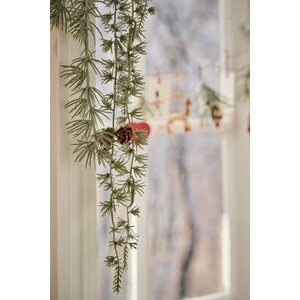 Ib Laursen Cedar garland with cones 180 cm