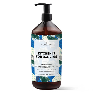 The Gift Label Kitchen Cleaning Soap 1000 ml, Kitchen is for dancing