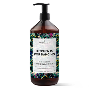 The Gift Label Kitchen Cleaning Soap 1000 ml, Kitchen is for dancing