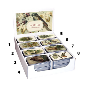 Sköna Ting linnut ja havut pastillirasia kerma-toffee - VALITSE MALLI