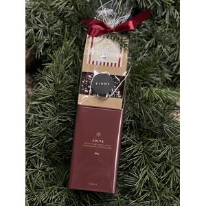 Lahjapakkaus joulutee ja tumma suklaa