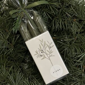 Lahjapakkaus kynttilät ja tulitikut, vihreä