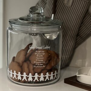 Ib Laursen Kannellinen lasipurkki piparireseptillä 4 l