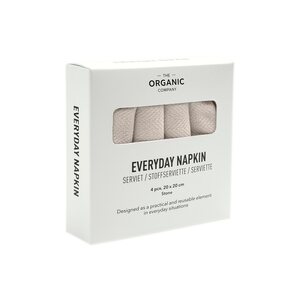 The Organic Company Everyday napkin 4 pcs - CHOOSE COLOUR