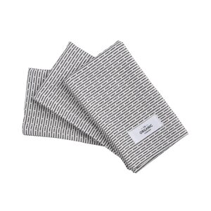The Organic Company Kitchen Cloth 3kpl/pkt 30x35 cm, morning grey