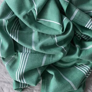 Lina Ranta hamam-kylpypyyhe SAUMATTU 100 x 180 cm, vihreä