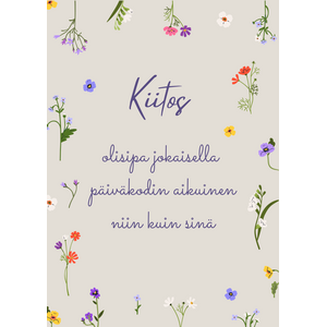 Olisipa jokaisella päiväkodin aikuinen niin kuin sinä kortti