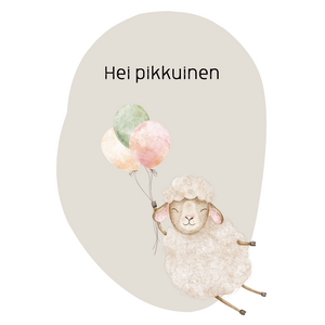 Hei pikkuinen kortti, lammas