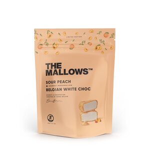 The Mallows Vaahtokarkki sour peach 90 g