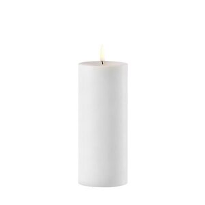 Uyuni Led-ulkokynttilä MAXI 12 x 30 cm, valkoinen