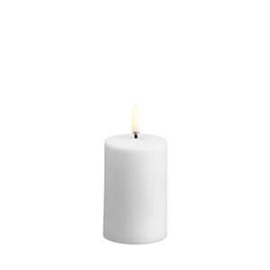 Uyuni Led-ulkokynttilä MINI 5 x 7,8 cm, valkoinen