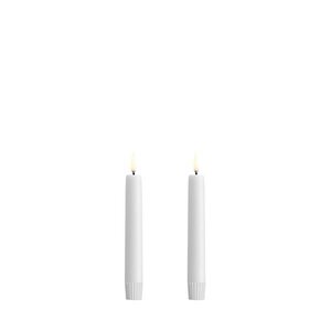 Uyuni Led-kruunukynttilä 2,3 x 16,4 cm 2 kpl/pkt, valkoinen