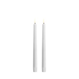 Uyuni Led-kruunukynttilä 2,3 x 25 cm 2 kpl/pkt, valkoinen