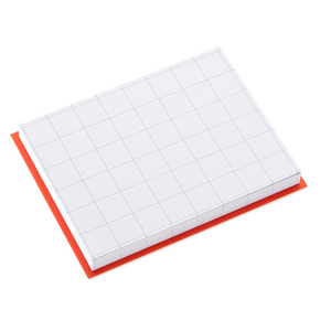 Bookbinders Design Muistilaput tarralla sininen ruudukko, Marigold