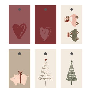 Ib Laursen My Nostalgic Christmas Gift Tag 3,3 × 6 cm – Choose Design