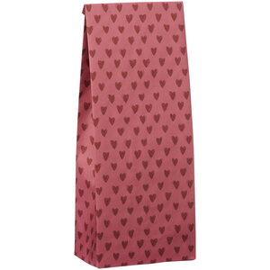Ib Laursen Gift bag Red Hearts S 12 x 30,5 x 7 cm - Desert Rose