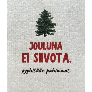 Tiskirätti – Jouluna ei siivota, pyyhitään pahimmat