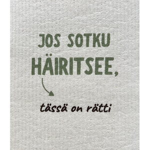 Tiskirätti – Jos sotku häiritsee, tässä on rätti