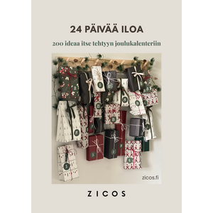 24 päivää iloa – 200 ideaa itse tehtyyn joulukalenteriin 🎄