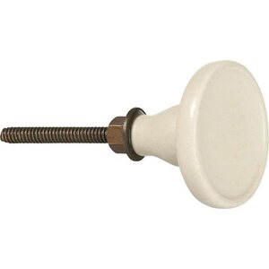 Ib Laursen Ceramic knob 4 cm, cream
