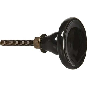 Ib Laursen ceramic knob 4 cm, black