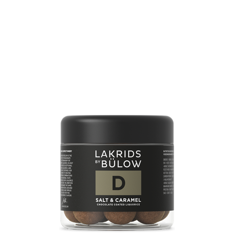 Lakrids By Bulow D - Salt ja caramel suklaakuorrutteinen lakritsi 125 g, small