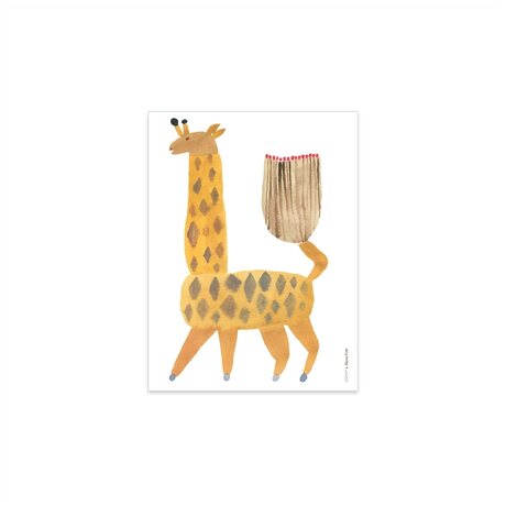 OYOY Noah giraffe juliste 30 x 40 cm